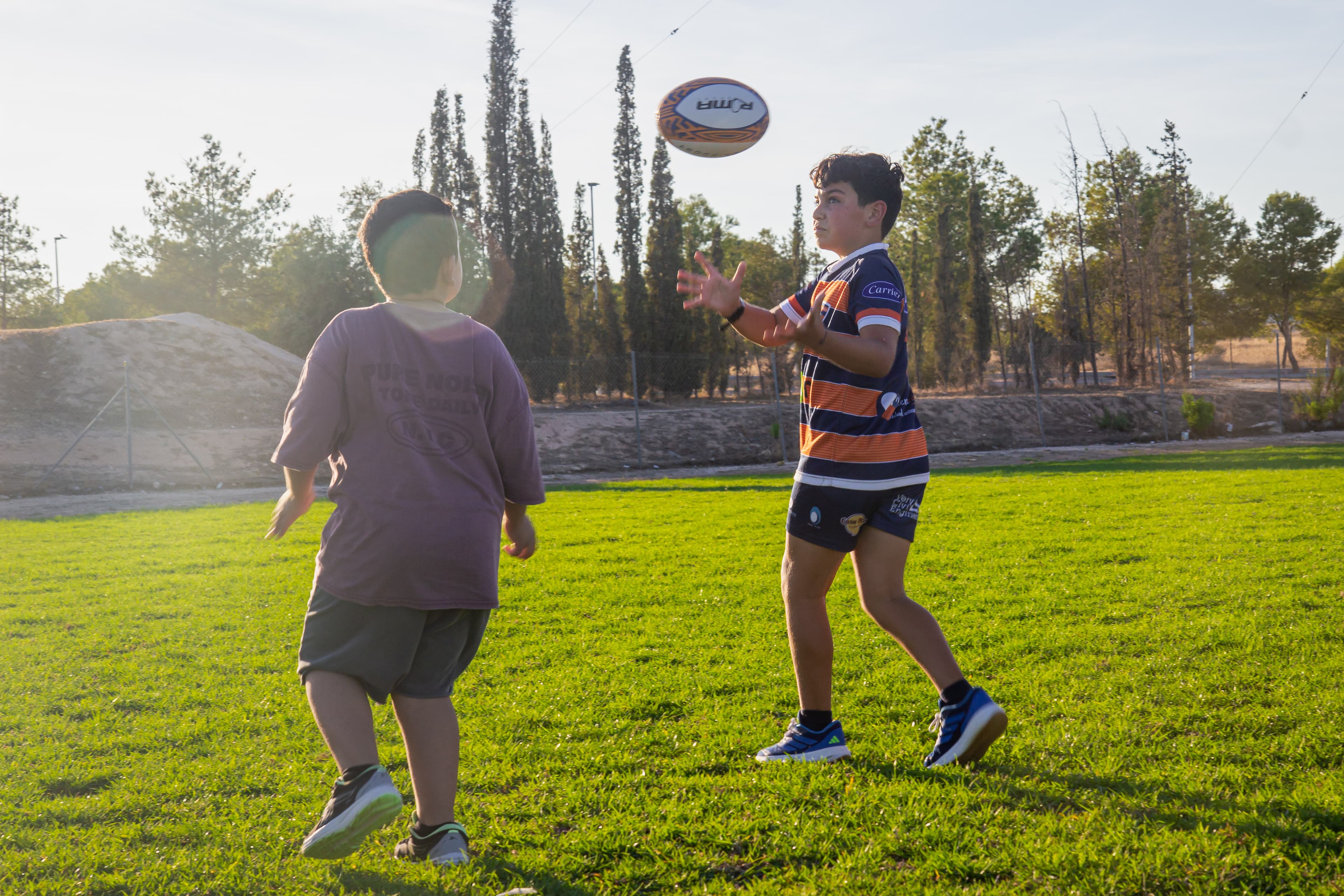 Jugada del club de rugby
